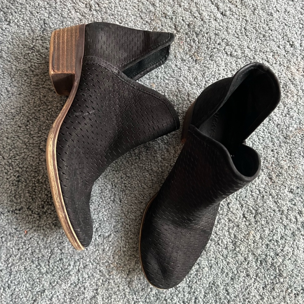Lucky Brand Black Booties